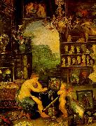 Jan Brueghel The Sense of Vision oil on canvas